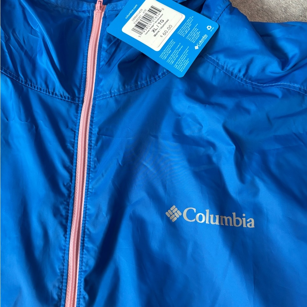 Columbia Blue and Black Hooded Jacket - Picture 6 of 6
